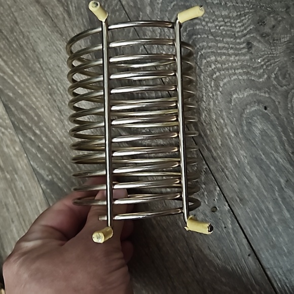 Vintage coiled letter holder - Picture 3 of 3